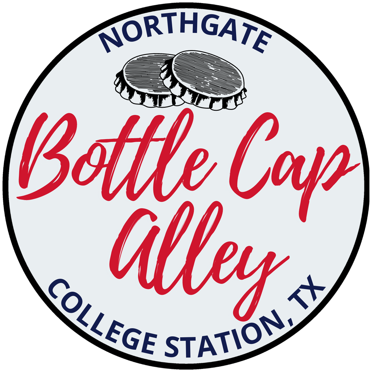 Patch Logo Koozie – Bottle Cap Alley Trading