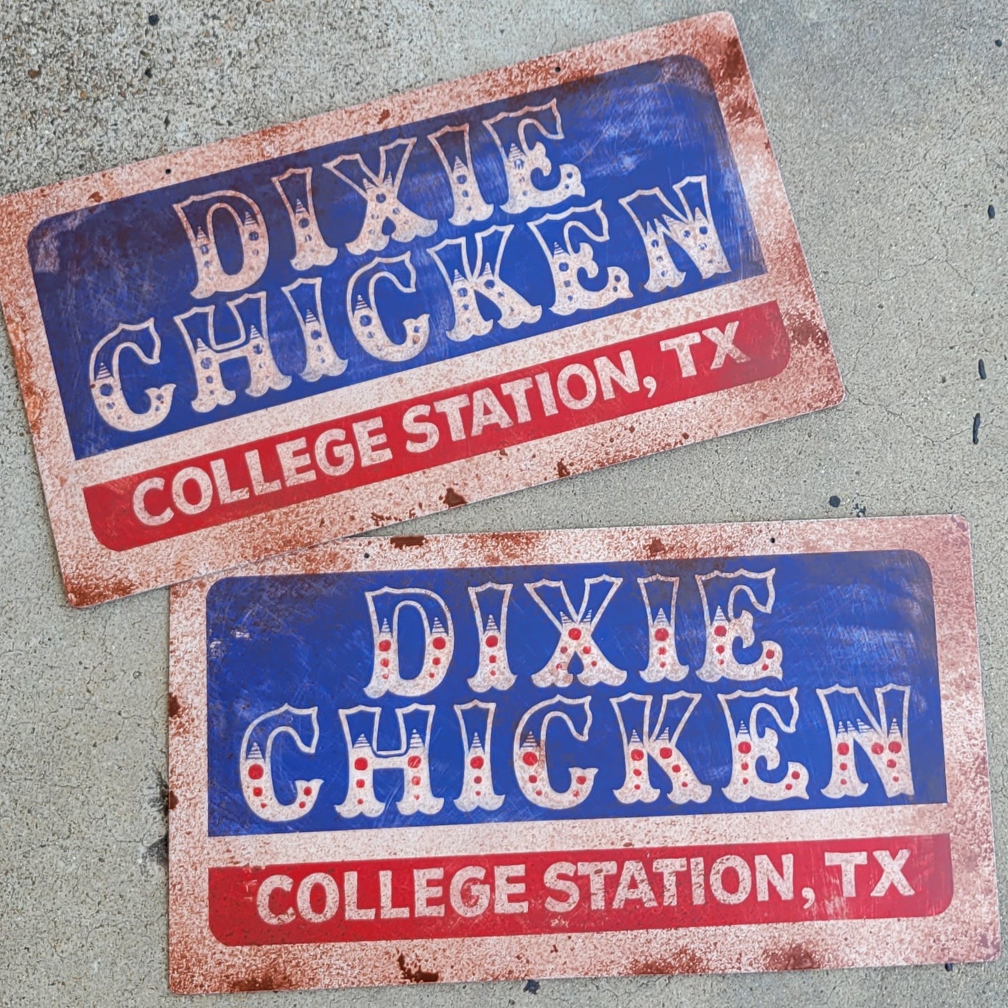 Dixie Chicken Metal Sign