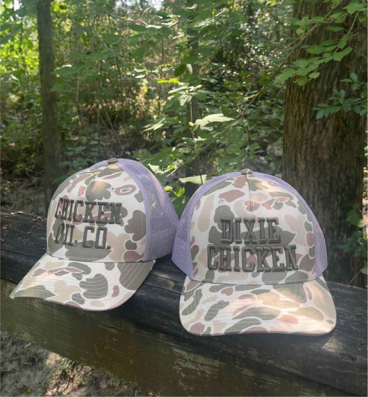 Chicken Oil Camo Hat