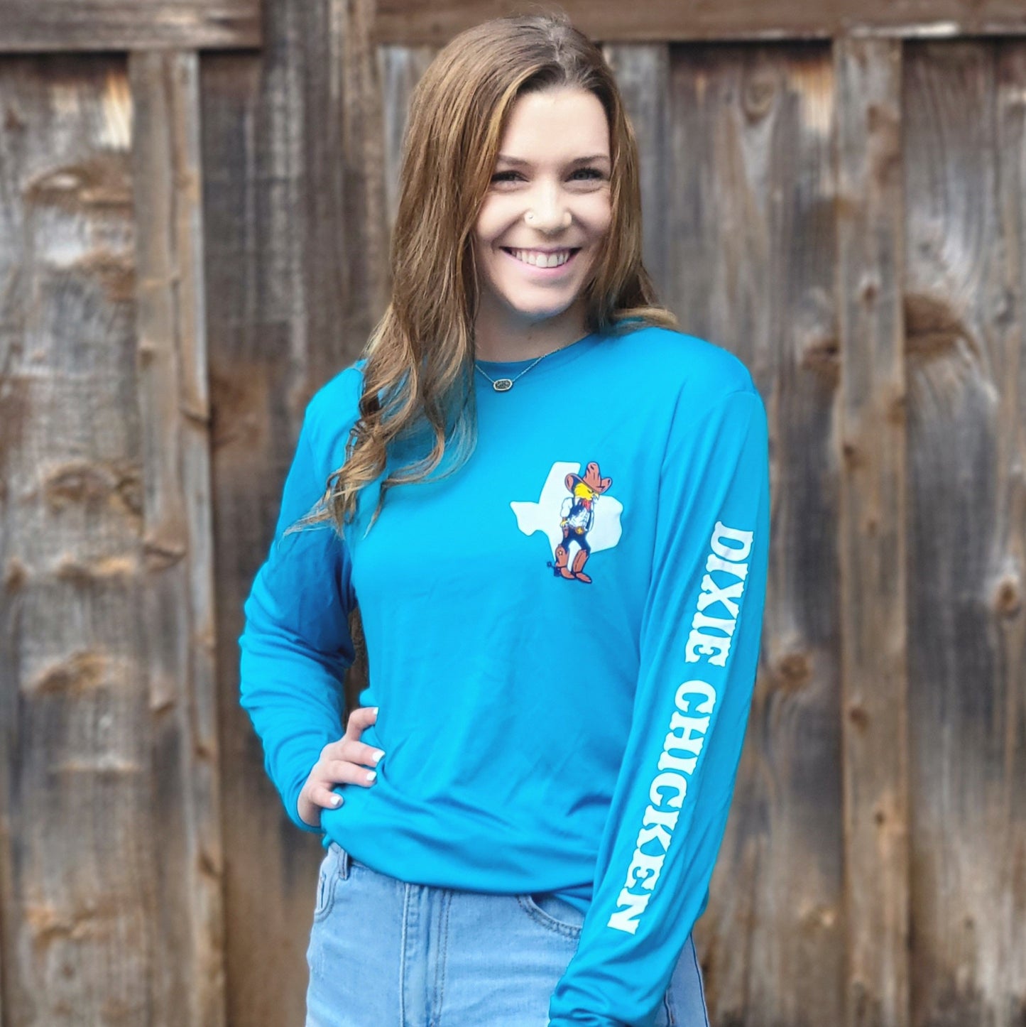 Dixie Chicken Long Sleeve Fishing Shirt