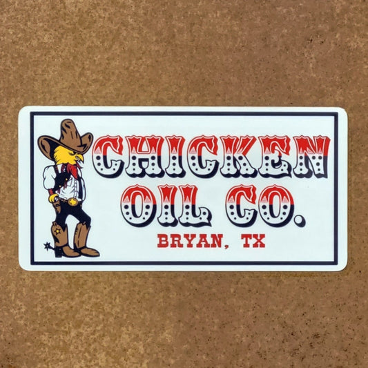 Chicken Oil Co. Stacked Sticker