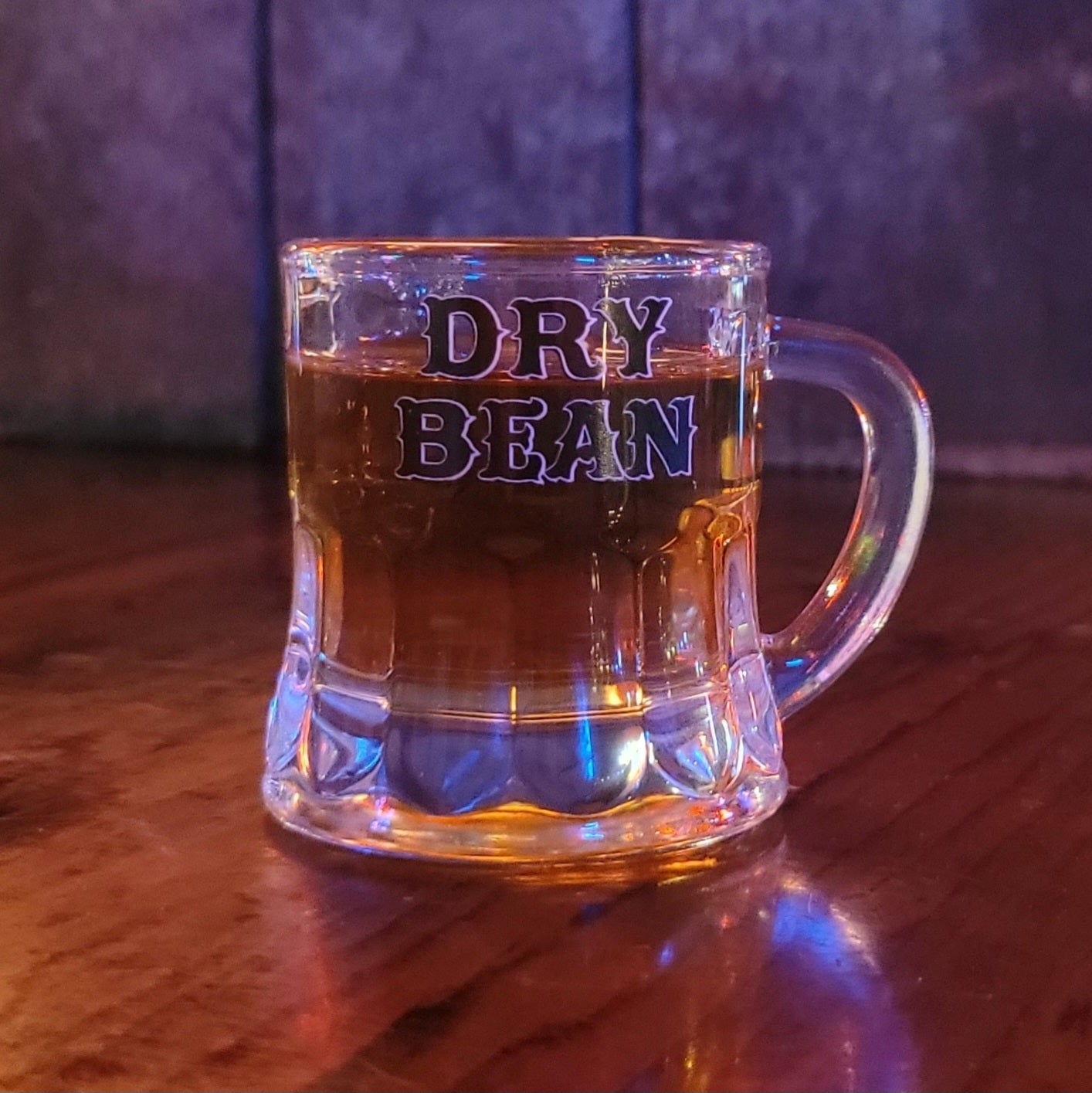 Beer Mug Shot Glass: Dry Bean