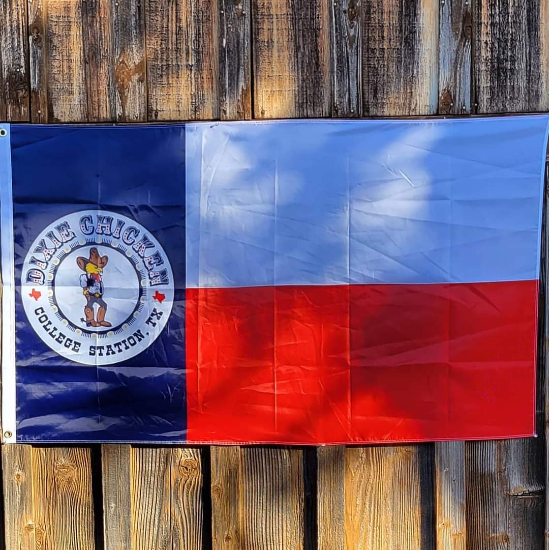 Dixie Chicken Texas Flag