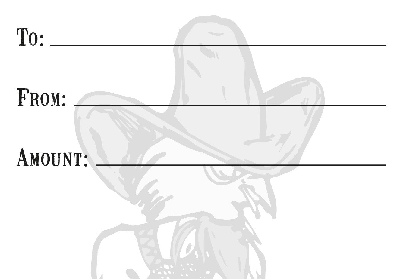 Gift Card: The Dixie Chicken
