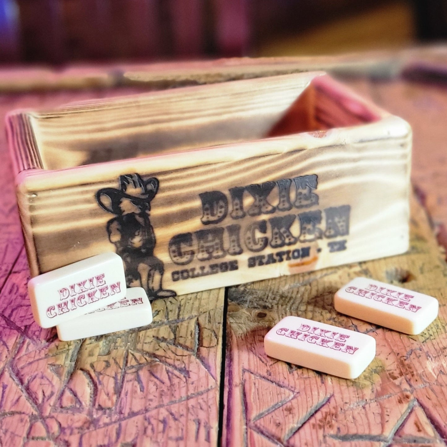 Dixie Chicken Domino Box