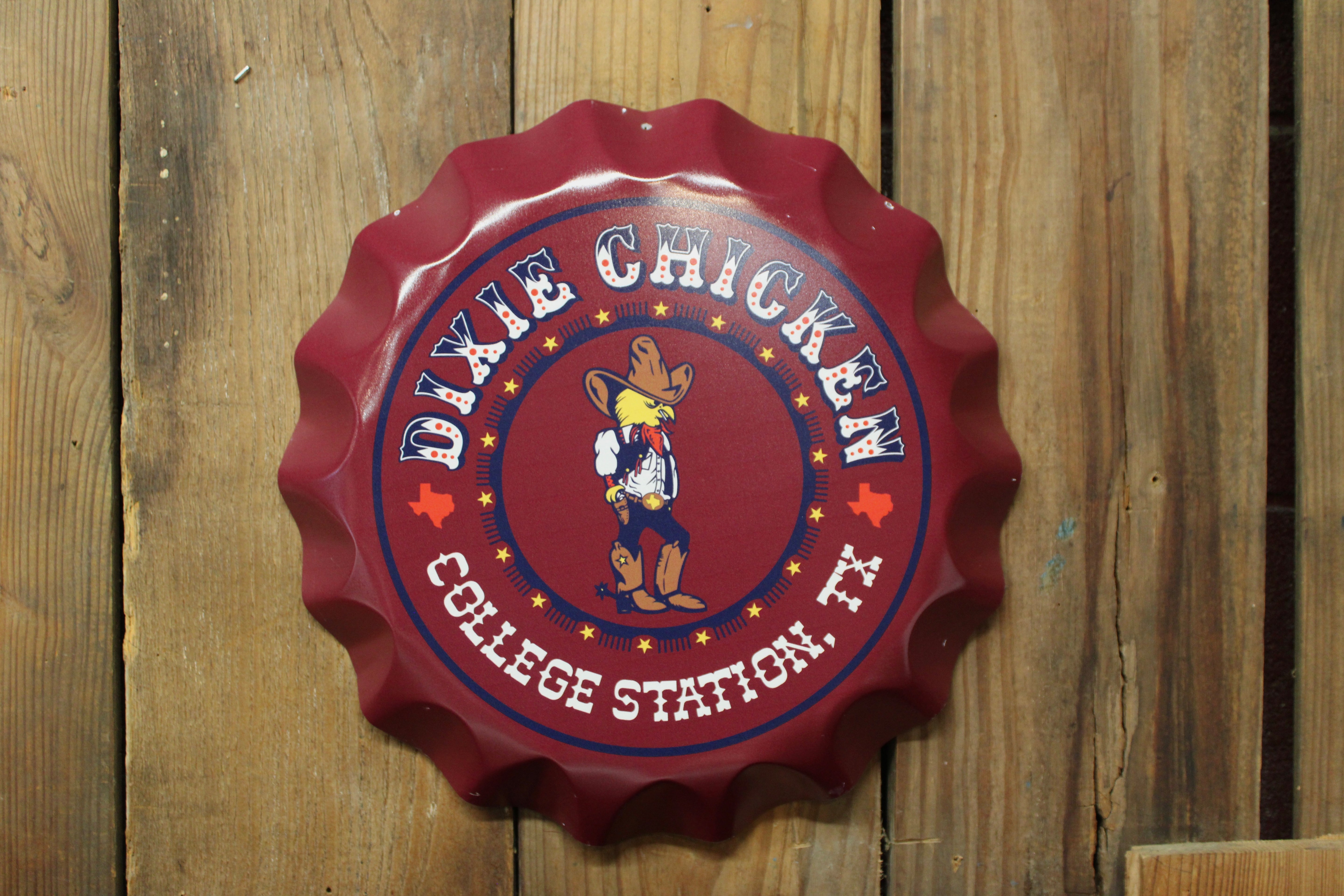 Bottle Cap Sign