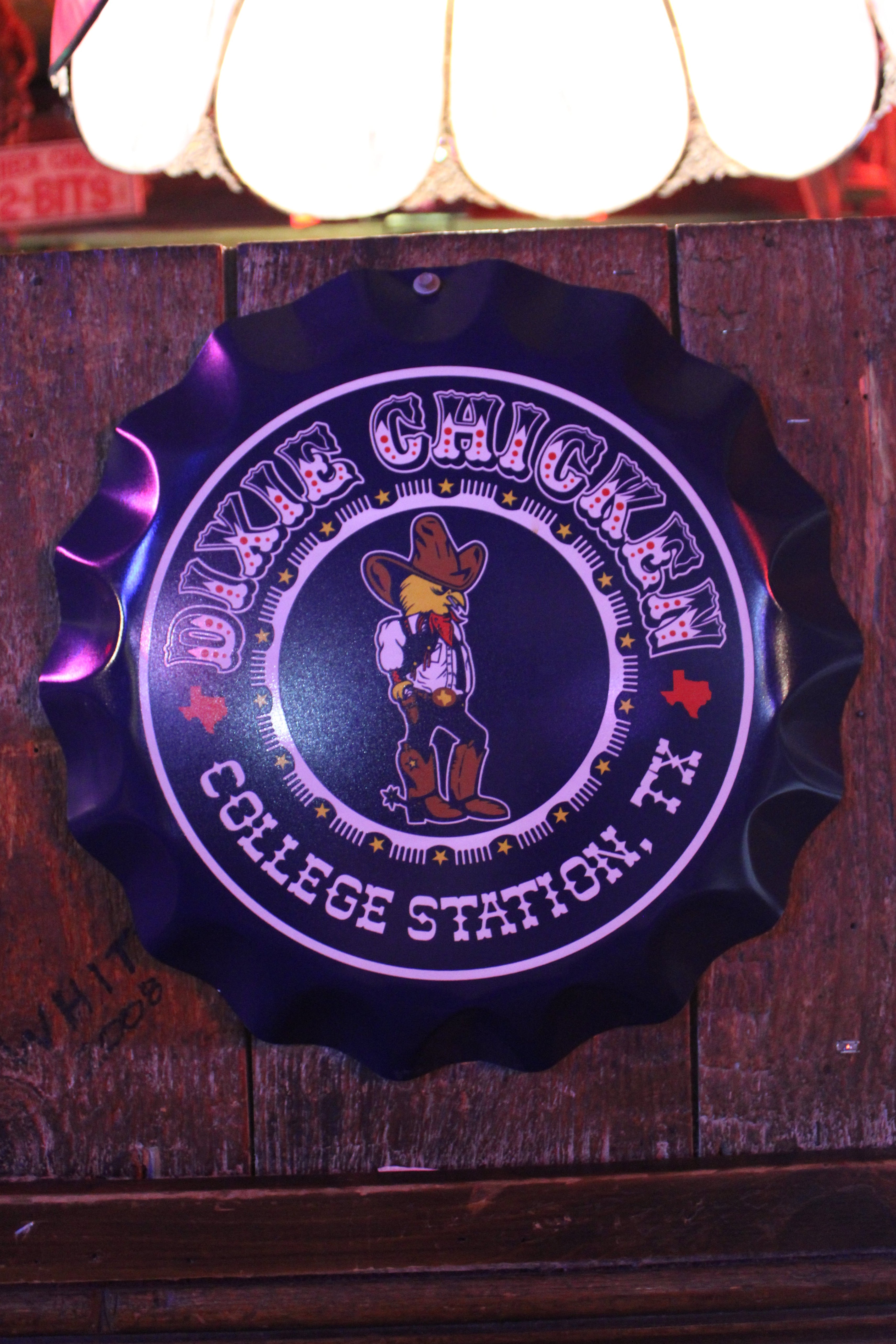 Bottle Cap Sign
