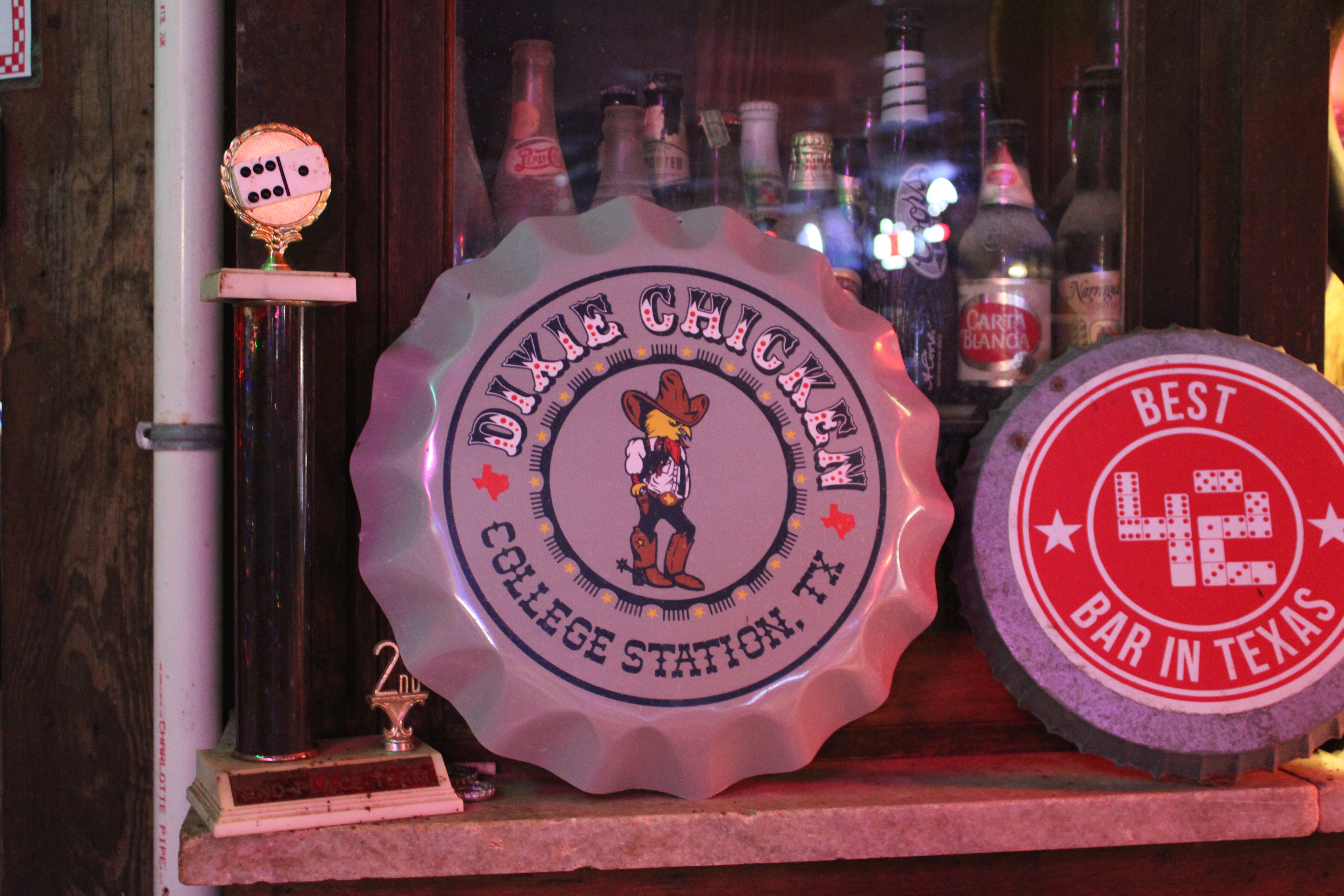 Bottle Cap Sign