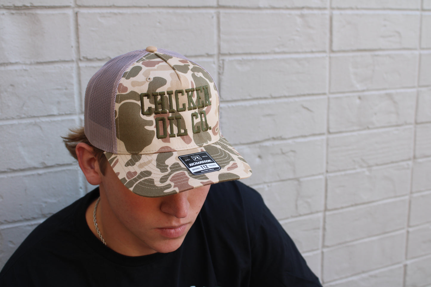 Chicken Oil Camo Hat