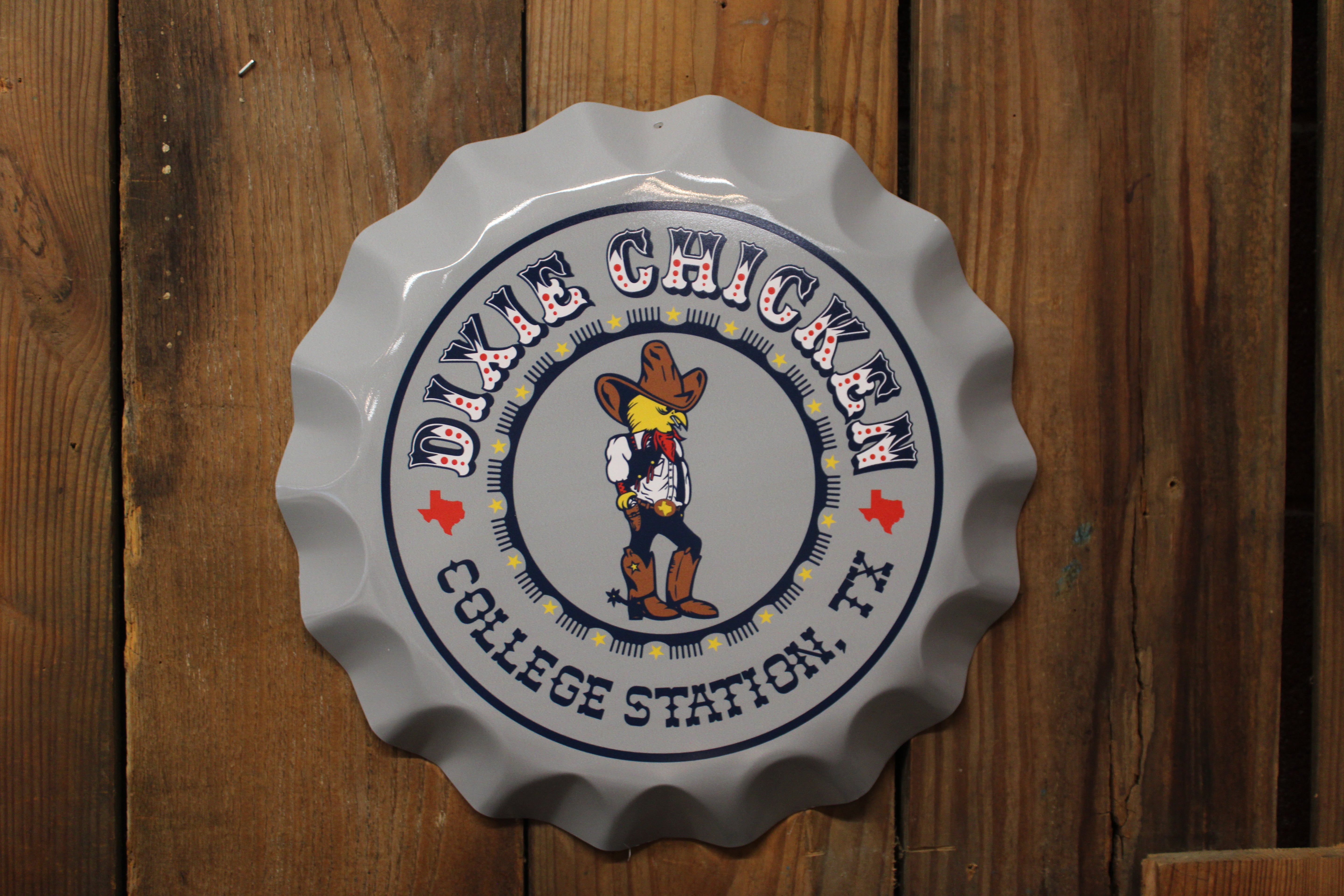Bottle Cap Sign