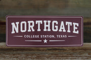 Northgate sticker - Maroon