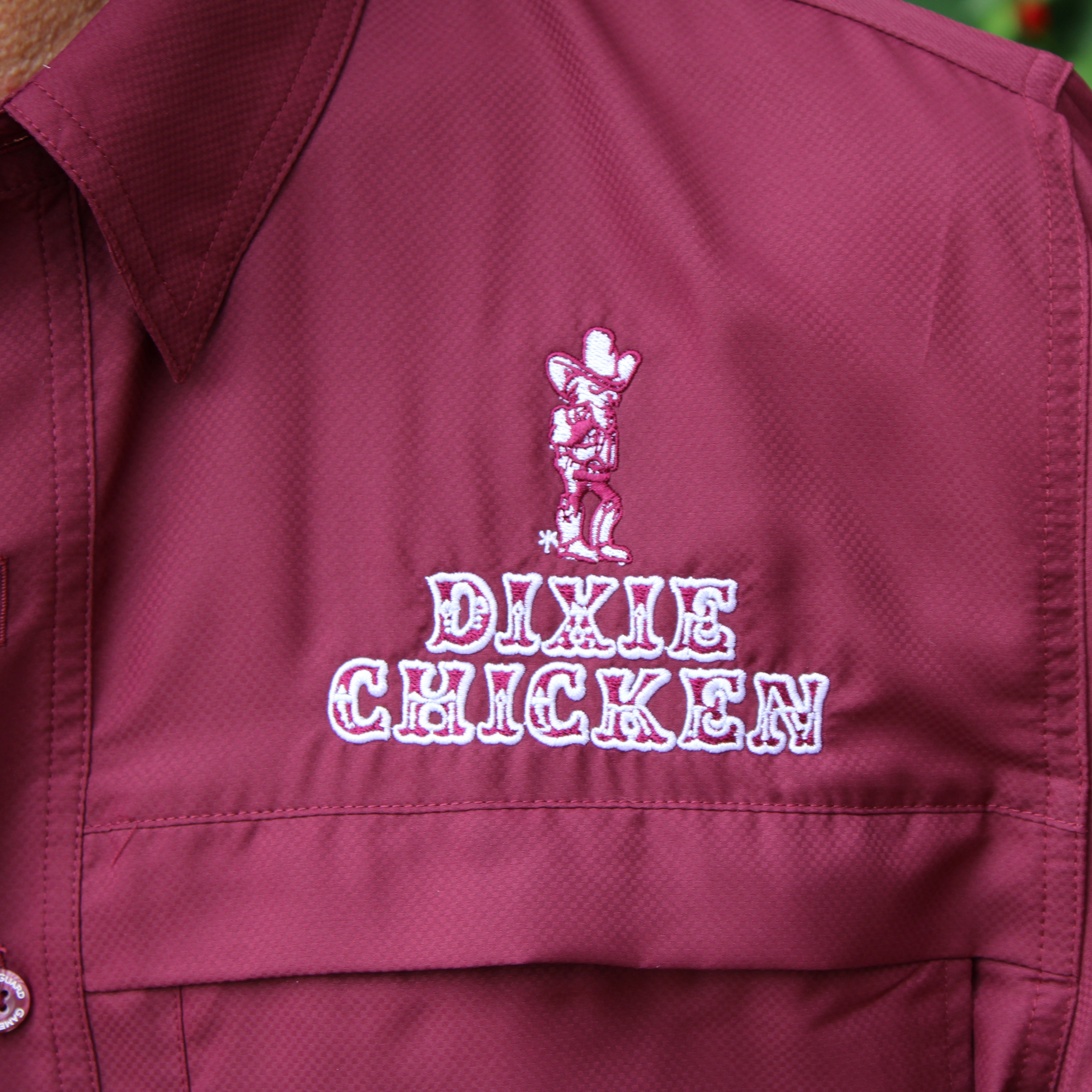 The Dixie Chicken Fishing Shirt - Maroon
