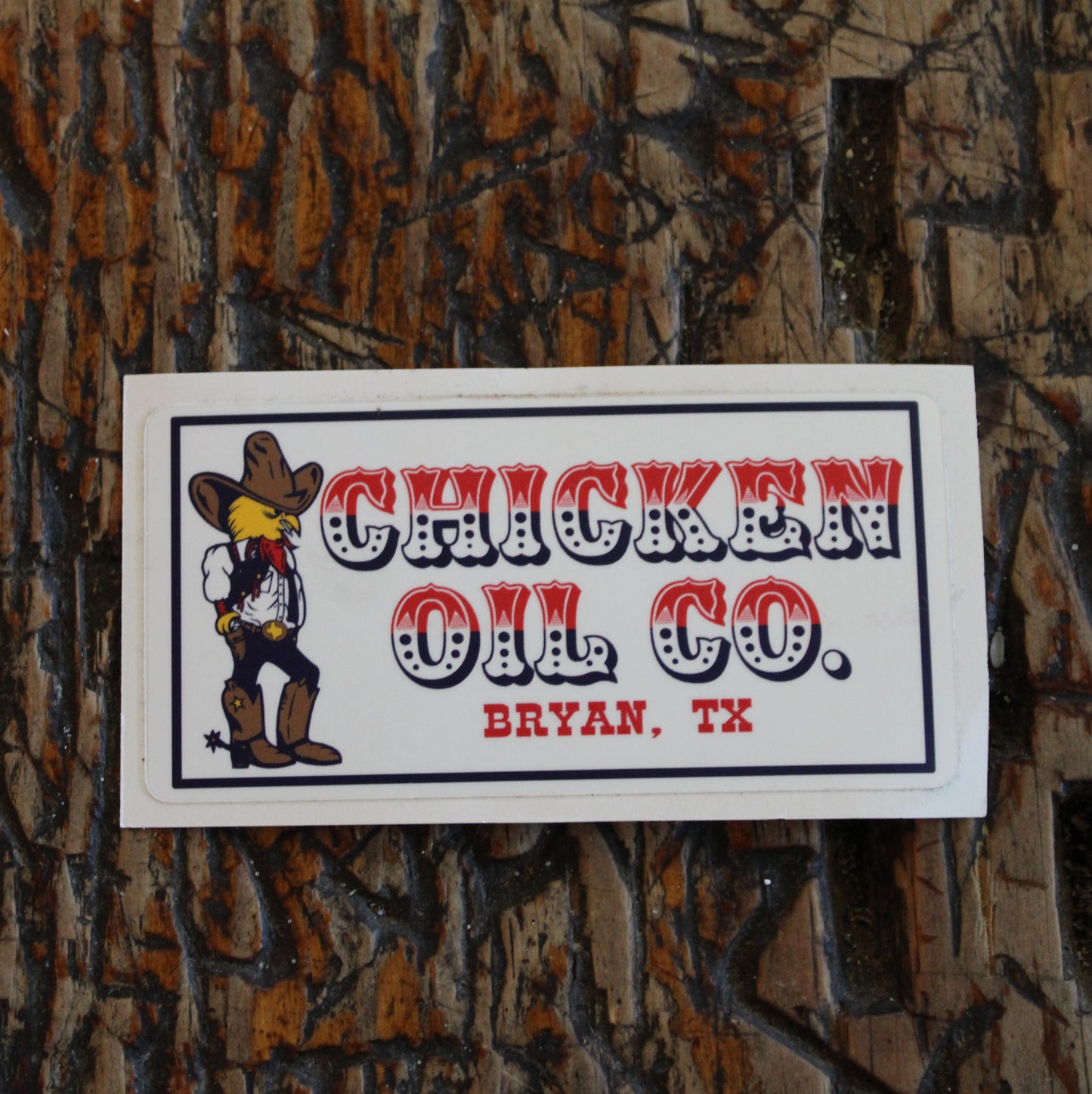 Chicken Oil Co. Stacked Sticker