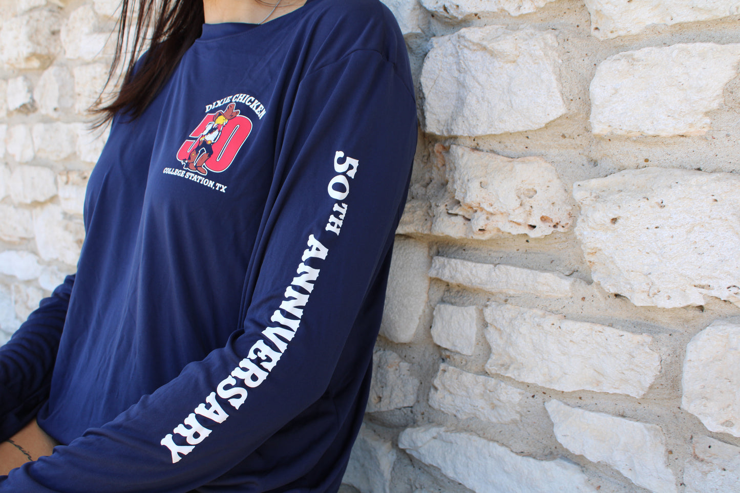 50th Long Sleeve Fishing Shirt