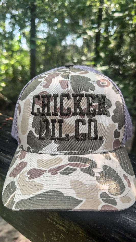 Chicken Oil Camo Hat