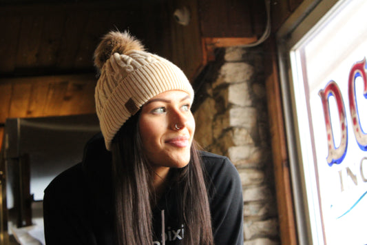 Knit Pom Beanie