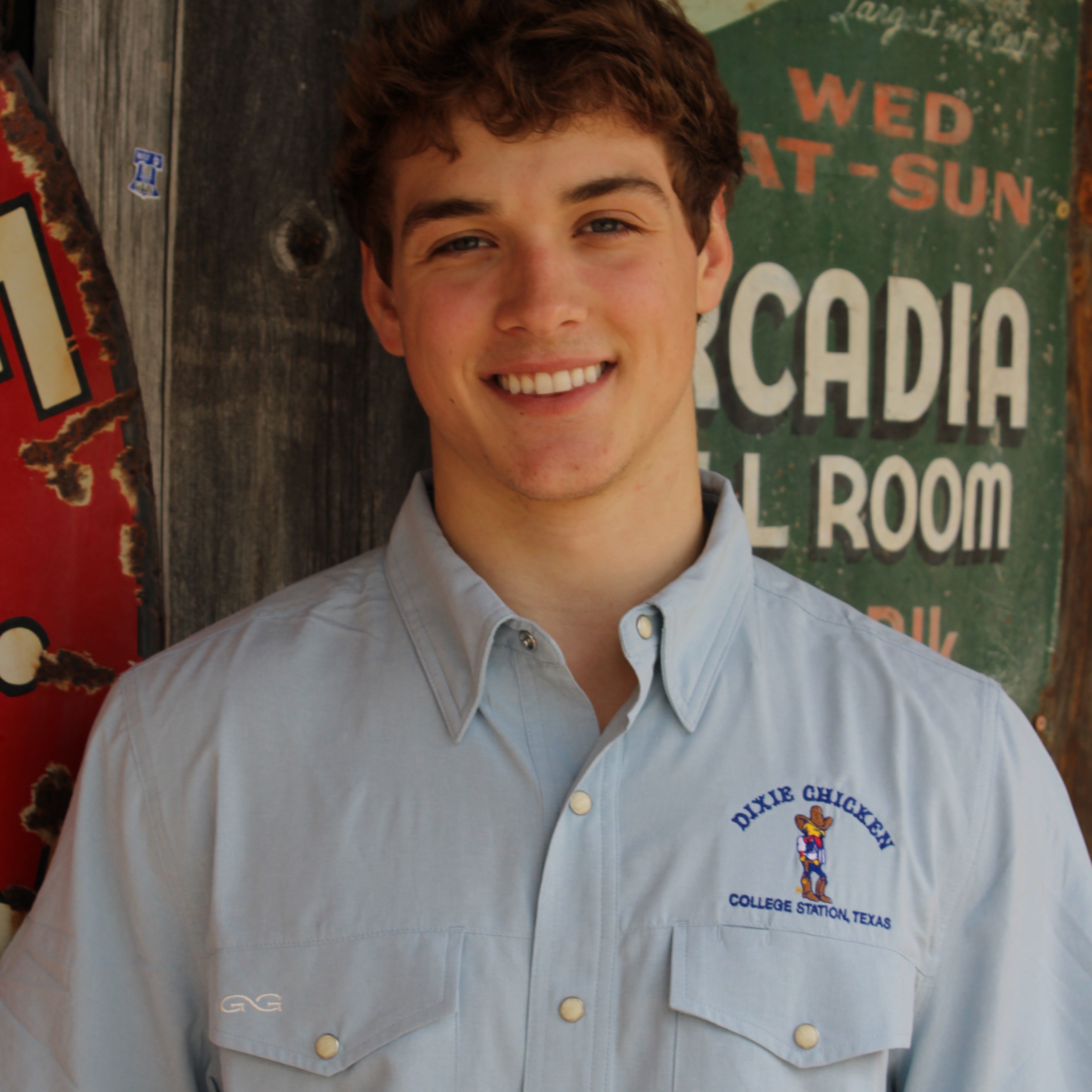 The Dixie Chicken Pearl Snap - Coastal Blue