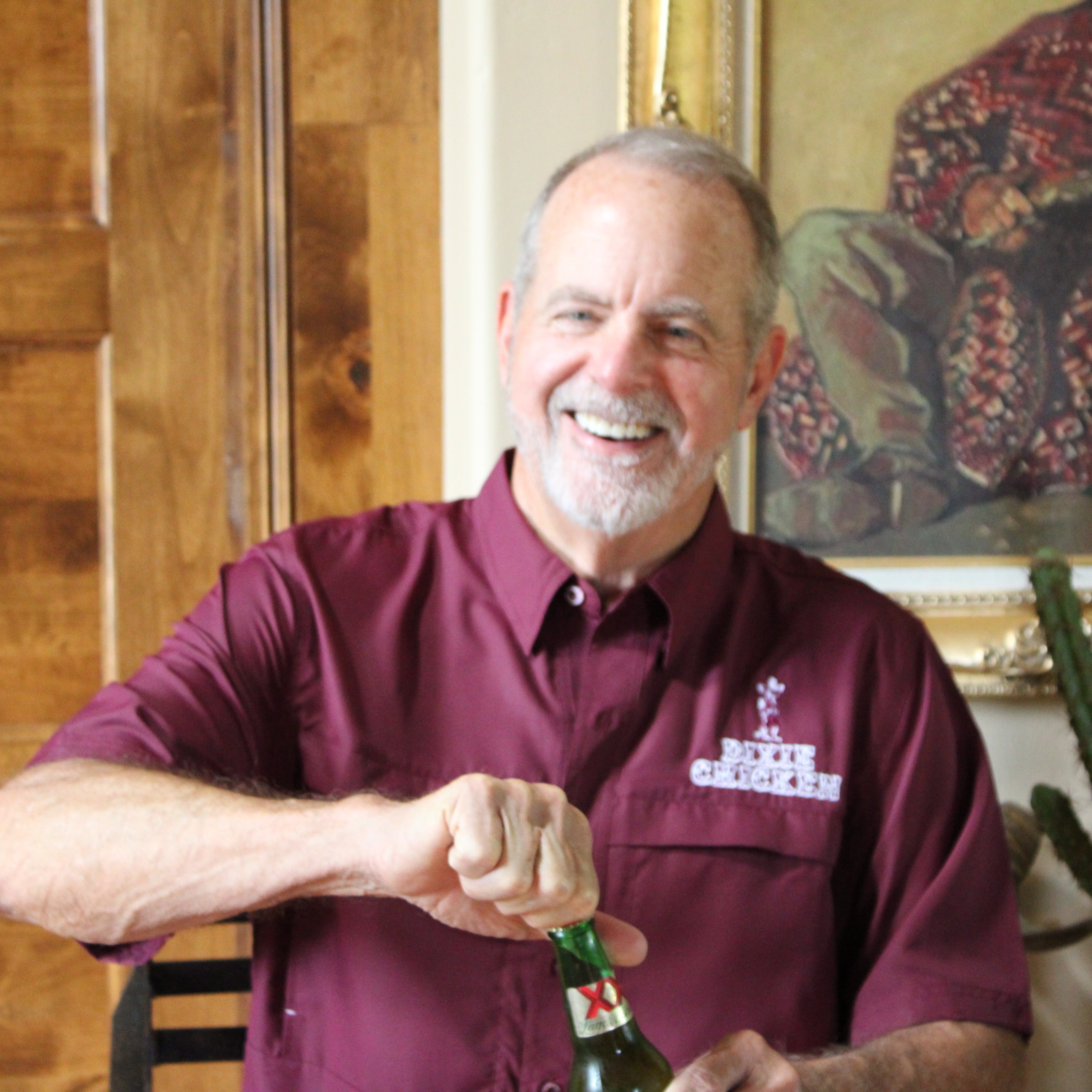 The Dixie Chicken Fishing Shirt - Maroon