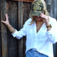 Distressed Camo Hat
