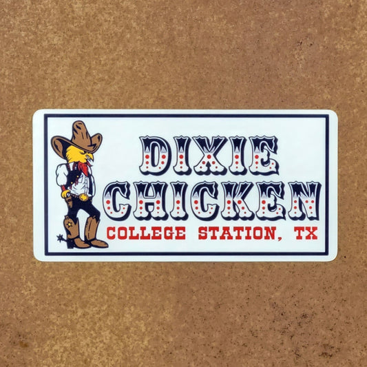 Dixie Chicken Stacked Sticker