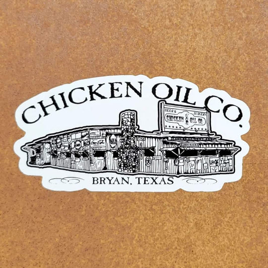 Chicken Oil Company Building Sticker